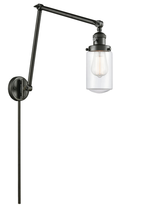 Innovations 238-OB-G312 One Light Swing Arm Lamp, Oil Rubbed Bronze