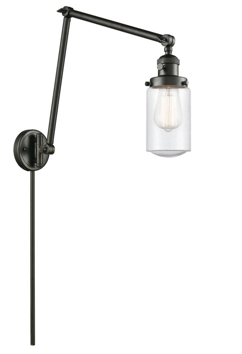 Innovations 238-OB-G314 One Light Swing Arm Lamp, Oil Rubbed Bronze