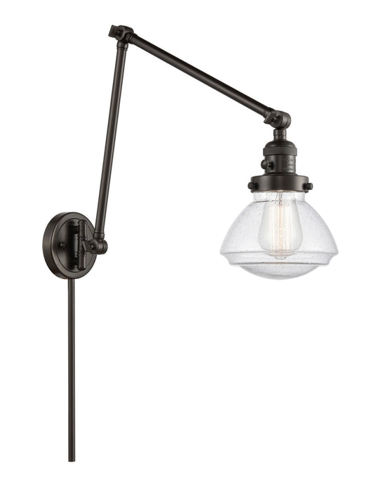 Innovations 238-OB-G324-LED LED Swing Arm Lamp, Oil Rubbed Bronze