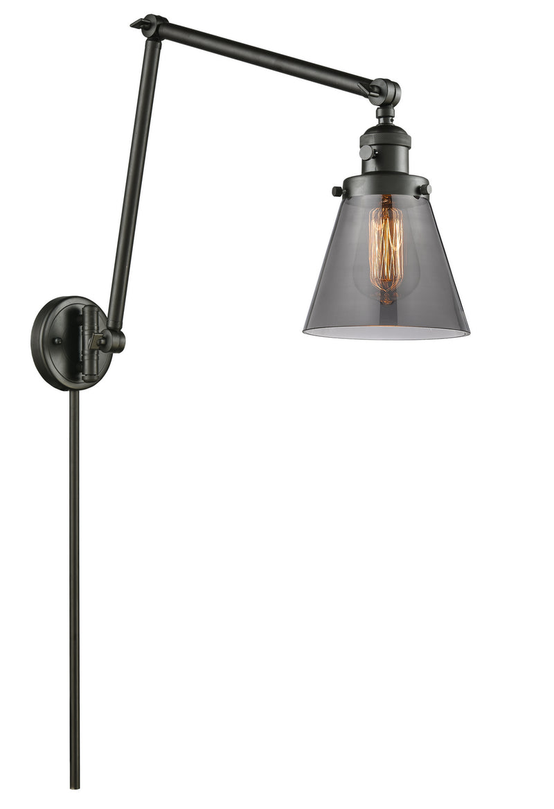 Innovations 238-OB-G63 One Light Swing Arm Lamp, Oil Rubbed Bronze