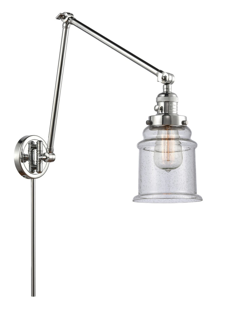Innovations 238-PC-G184-LED LED Swing Arm Lamp, Polished Chrome