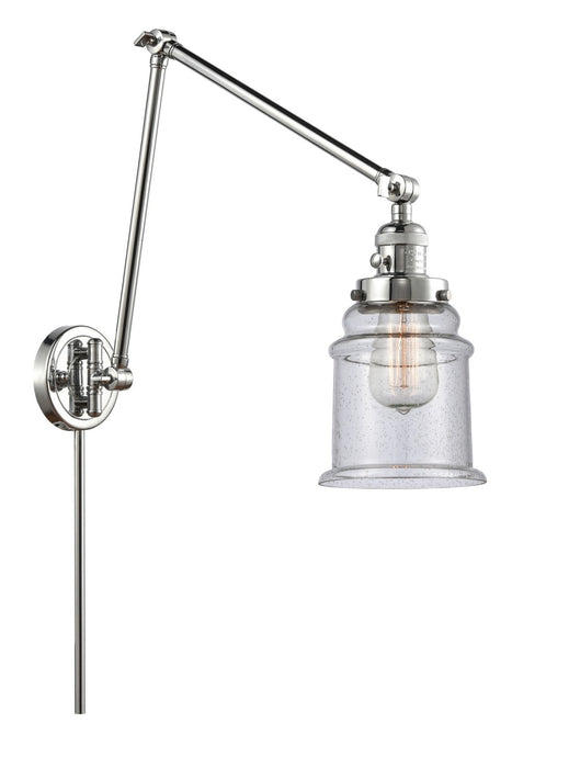 Innovations 238-PC-G184-LED LED Swing Arm Lamp, Polished Chrome