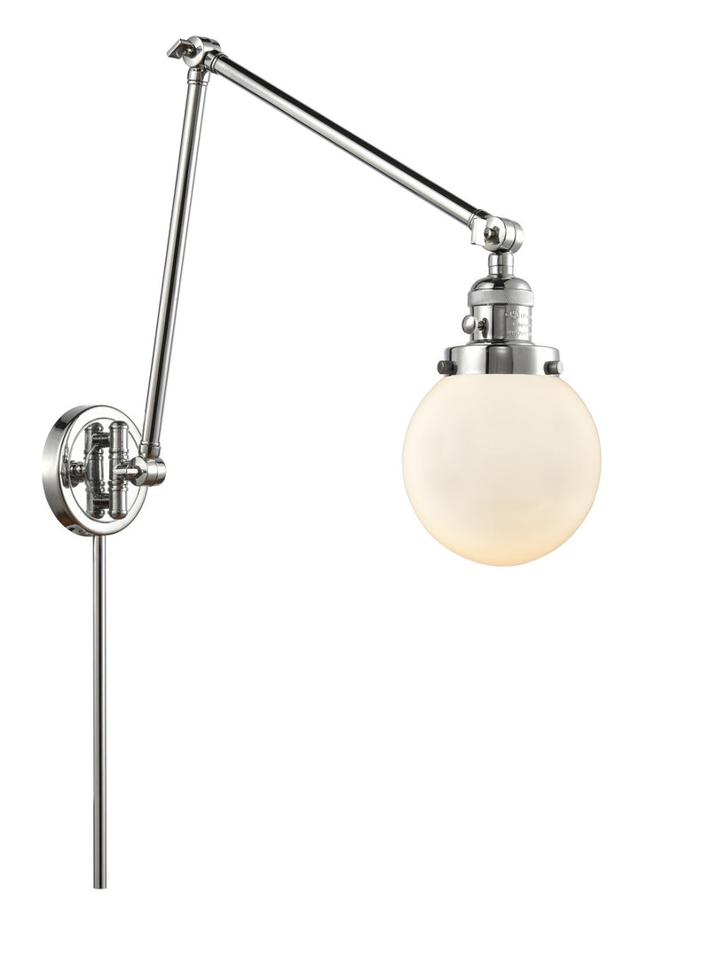 Innovations 238-PC-G201-6-LED LED Swing Arm Lamp, Polished Chrome