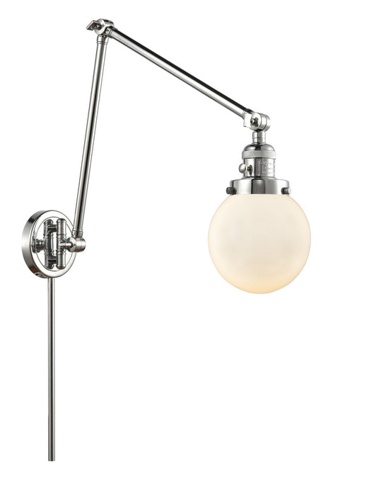 Innovations 238-PC-G201-6-LED LED Swing Arm Lamp, Polished Chrome