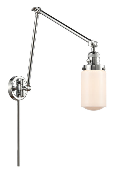 Innovations 238-PC-G311 One Light Swing Arm Lamp, Polished Chrome