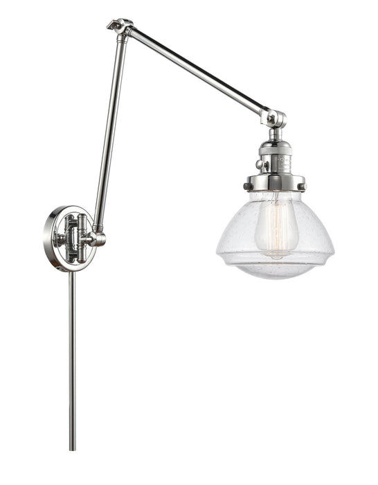 Innovations 238-PC-G324 One Light Swing Arm Lamp, Polished Chrome
