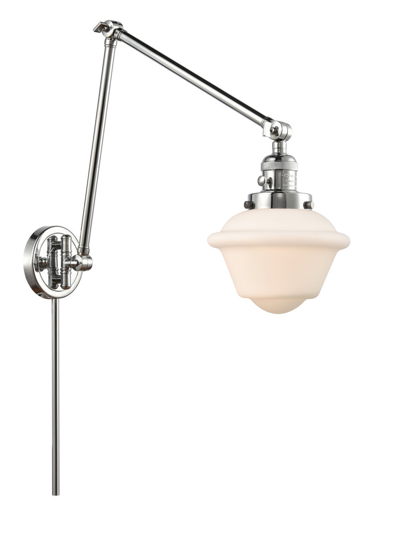 Innovations 238-PC-G531 One Light Swing Arm Lamp, Polished Chrome
