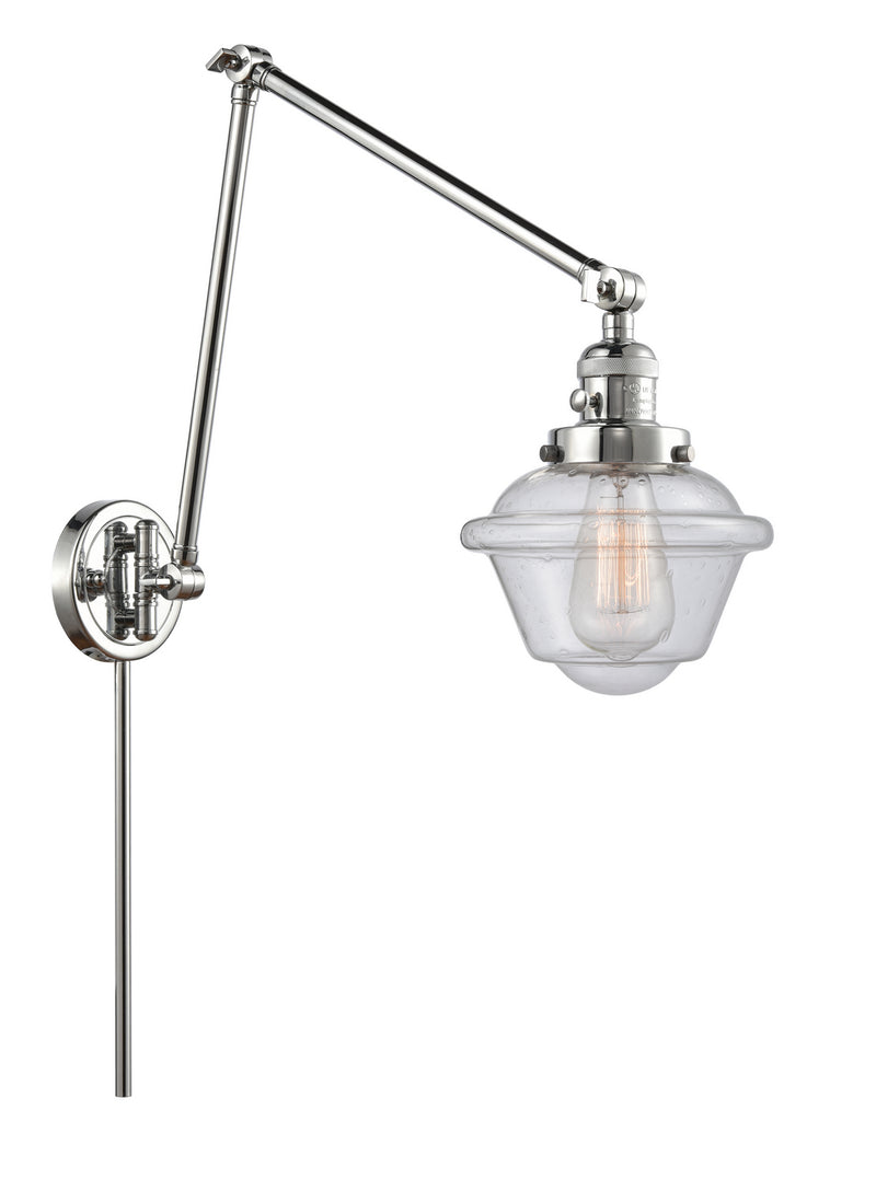 Innovations 238-PC-G534 One Light Swing Arm Lamp, Polished Chrome