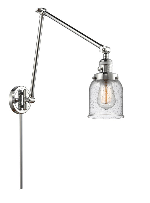 Innovations 238-PC-G54 One Light Swing Arm Lamp, Polished Chrome
