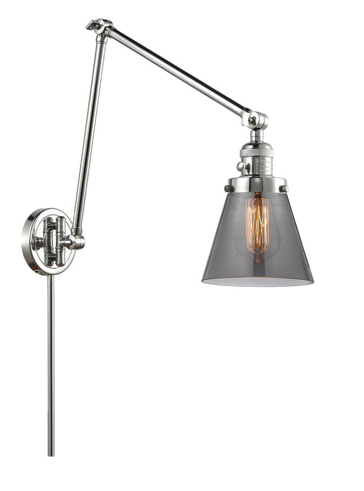 Innovations 238-PC-G63 One Light Swing Arm Lamp, Polished Chrome