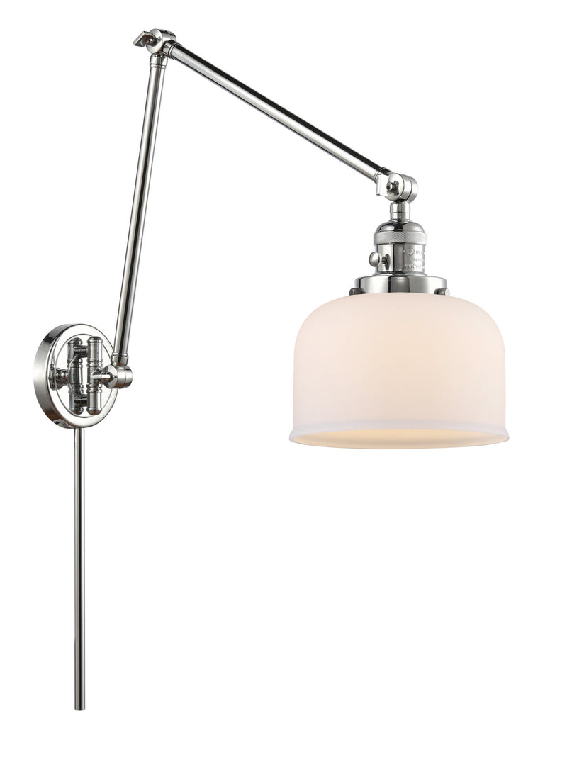 Innovations 238-PC-G71 One Light Swing Arm Lamp, Polished Chrome