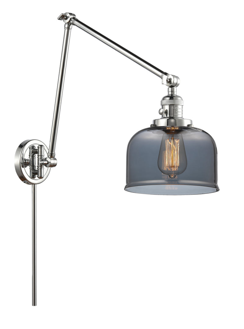 Innovations 238-PC-G73 One Light Swing Arm Lamp, Polished Chrome