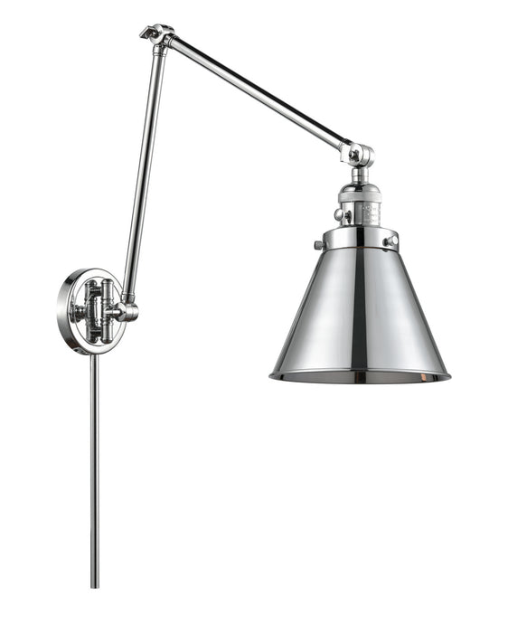 Innovations 238-PC-M13-PC One Light Swing Arm Lamp, Polished Chrome