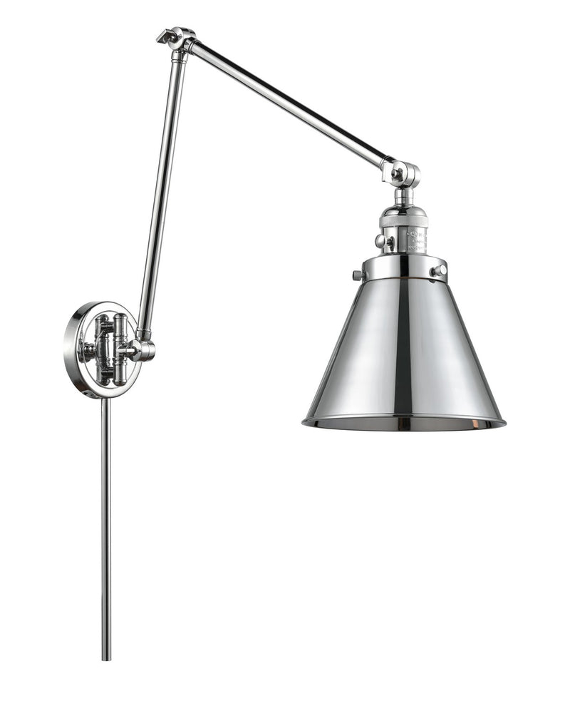 Innovations 238-PC-M13-PC-LED LED Swing Arm Lamp, Polished Chrome