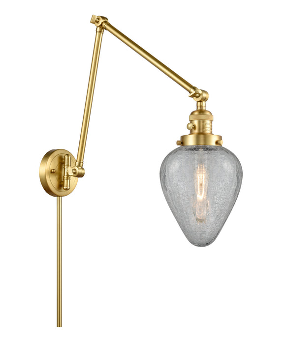 Innovations 238-SG-G165 One Light Swing Arm Lamp, Satin Gold