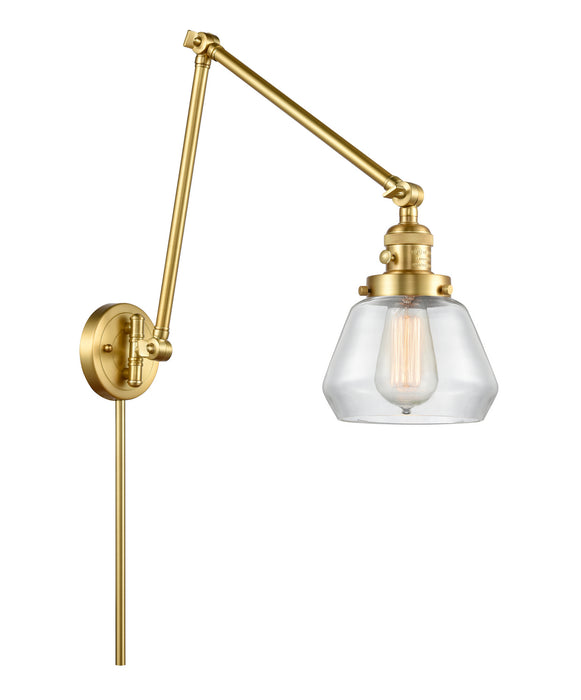 Innovations 238-SG-G172 One Light Swing Arm Lamp, Satin Gold