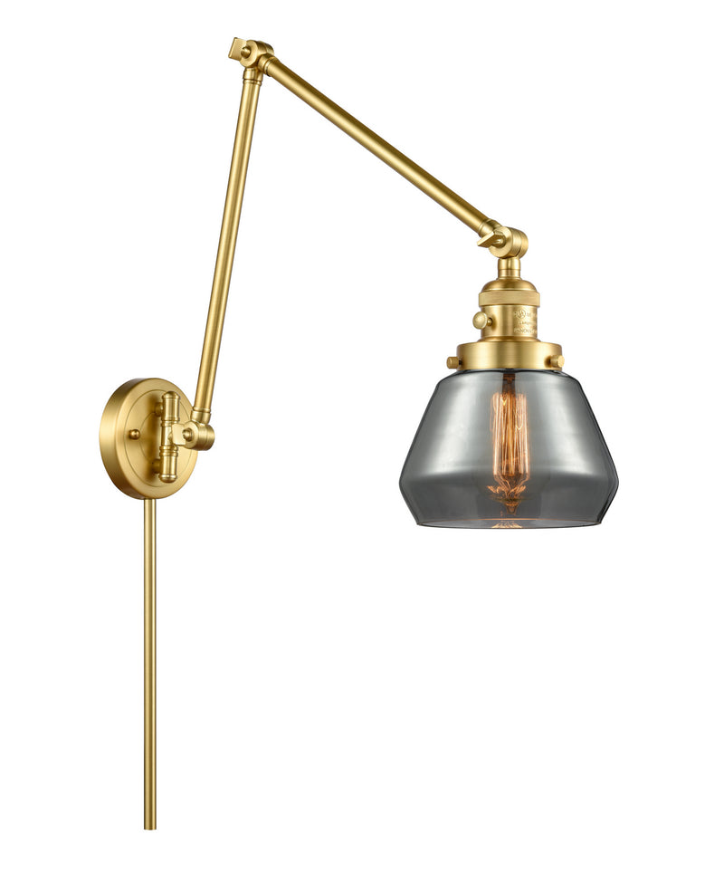 Innovations 238-SG-G173 One Light Swing Arm Lamp, Satin Gold