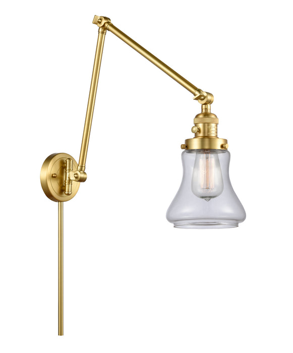 Innovations 238-SG-G192 One Light Swing Arm Lamp, Satin Gold