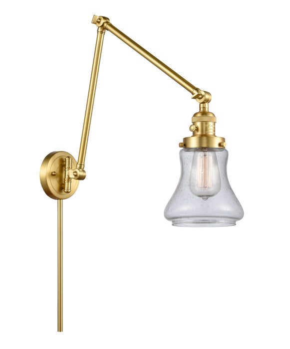 Innovations 238-SG-G194 One Light Swing Arm Lamp, Satin Gold
