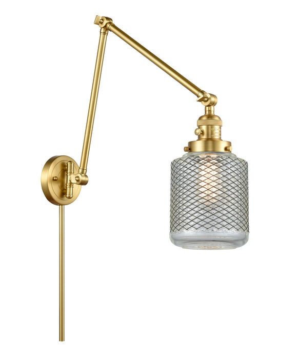 Innovations 238-SG-G262 One Light Swing Arm Lamp, Satin Gold