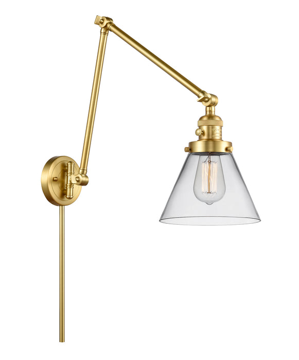 Innovations 238-SG-G42 One Light Swing Arm Lamp, Satin Gold