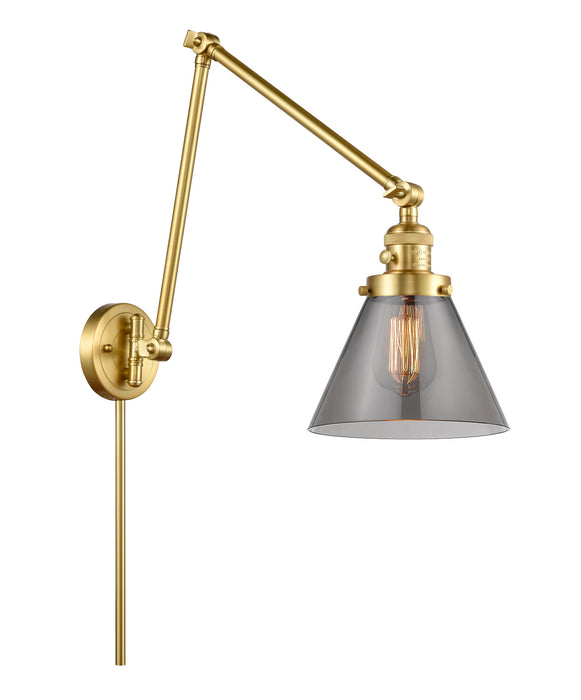Innovations 238-SG-G43 One Light Swing Arm Lamp, Satin Gold