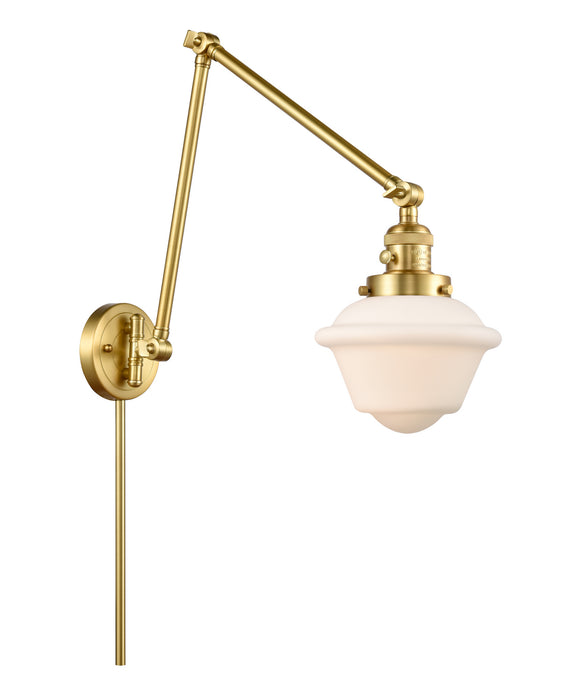 Innovations 238-SG-G531 One Light Swing Arm Lamp, Satin Gold