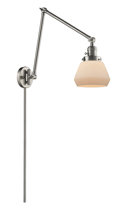 Innovations 238-SN-G171 One Light Swing Arm Lamp, Brushed Satin Nickel