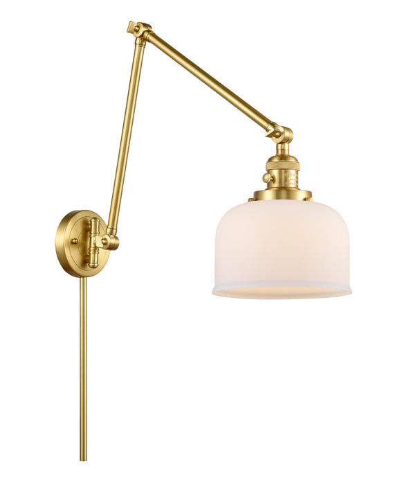 Innovations 238-SG-G71 One Light Swing Arm Lamp, Satin Gold