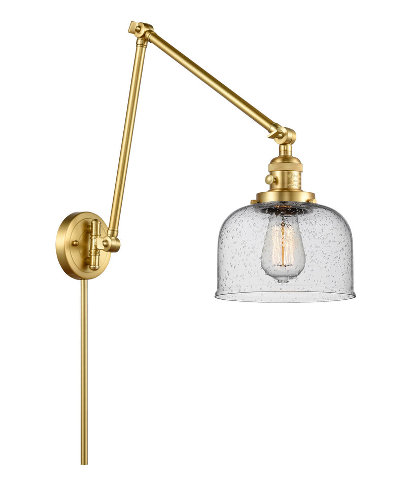 Innovations 238-SG-G74 One Light Swing Arm Lamp, Satin Gold