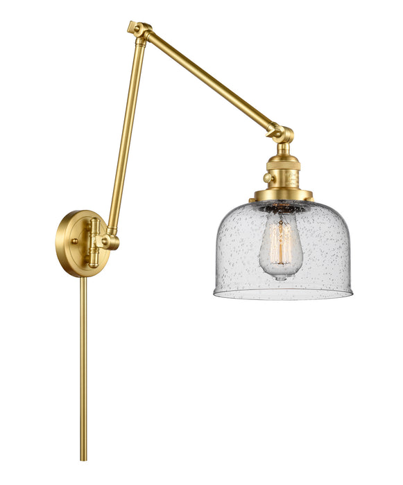 Innovations 238-SG-G74 One Light Swing Arm Lamp, Satin Gold