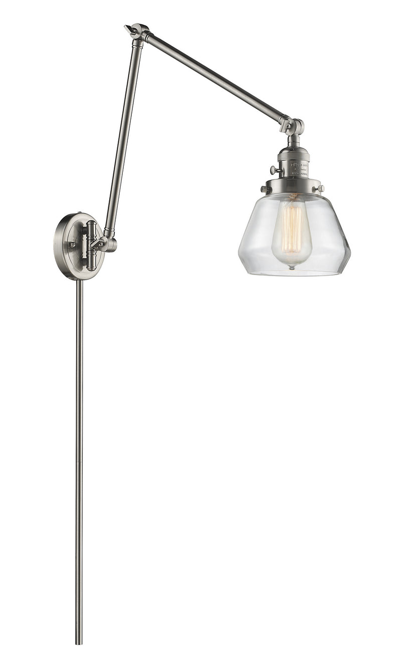 Innovations 238-SN-G172 One Light Swing Arm Lamp, Brushed Satin Nickel