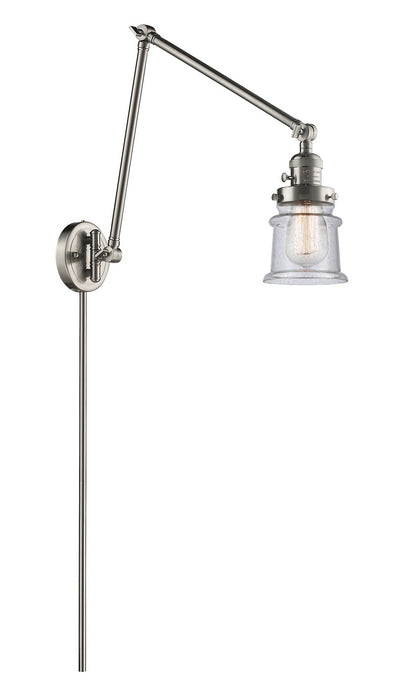 Innovations 238-SN-G184S-LED LED Swing Arm Lamp, Brushed Satin Nickel