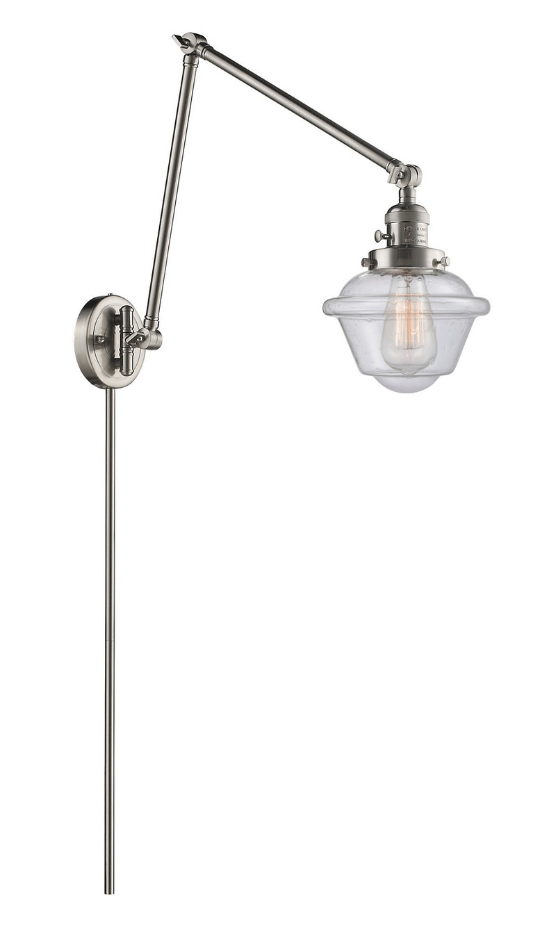 Innovations 238-SN-G534-LED LED Swing Arm Lamp, Brushed Satin Nickel