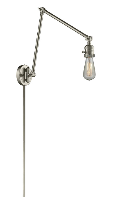 Innovations 238-SN-LED LED Swing Arm Lamp, Brushed Satin Nickel