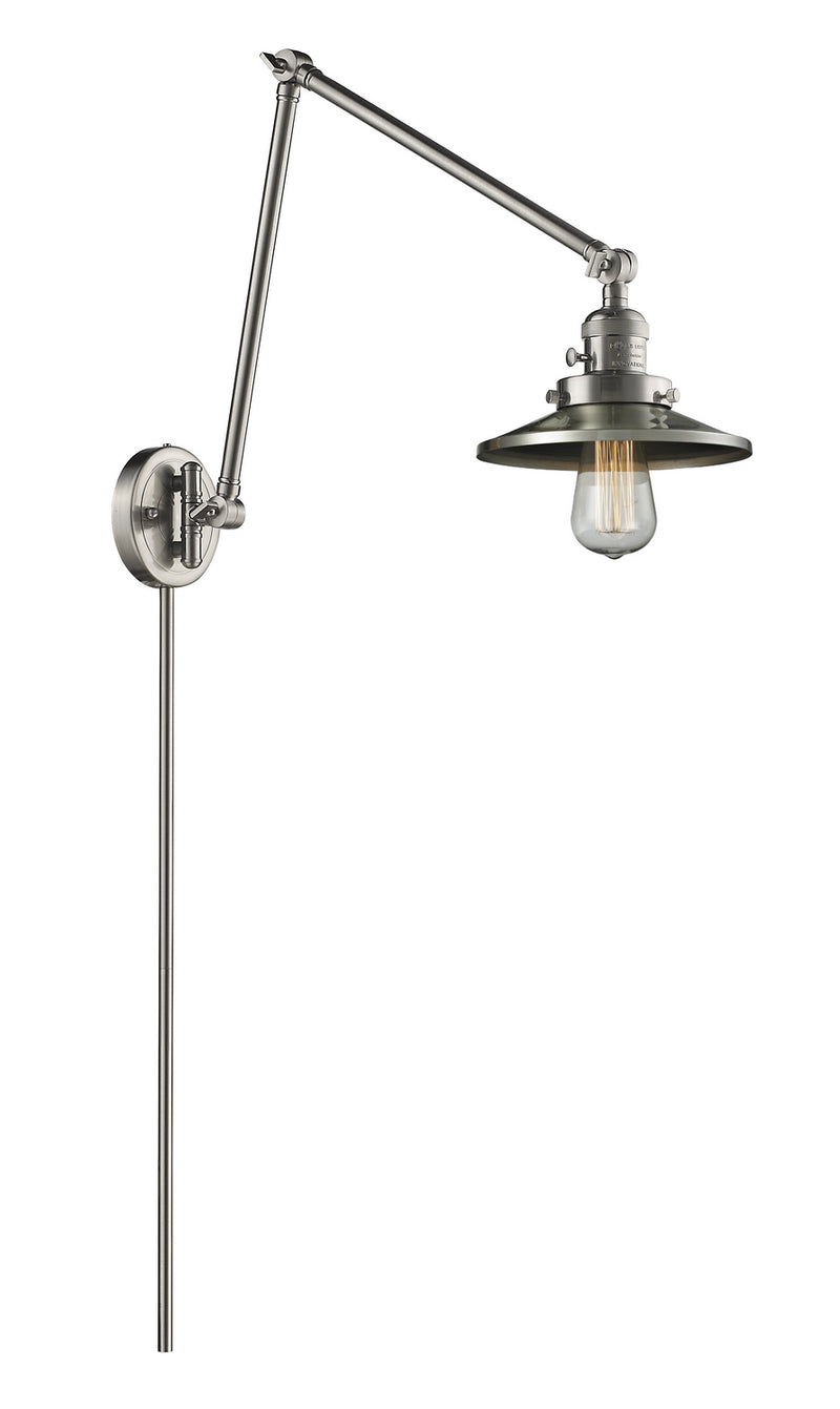Innovations 238-SN-M2-LED LED Swing Arm Lamp, Brushed Satin Nickel