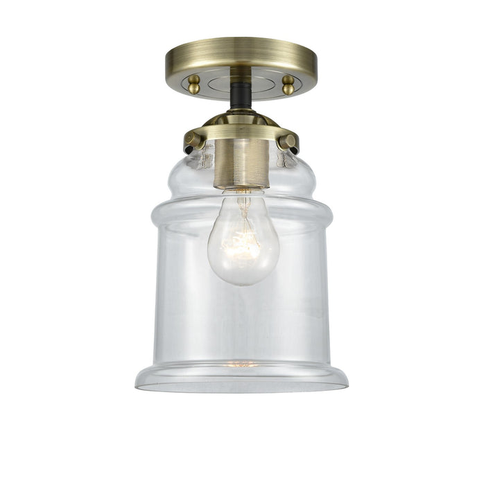 Innovations 284-1C-BAB-G182-LED LED Semi-Flush Mount, Black Antique Brass