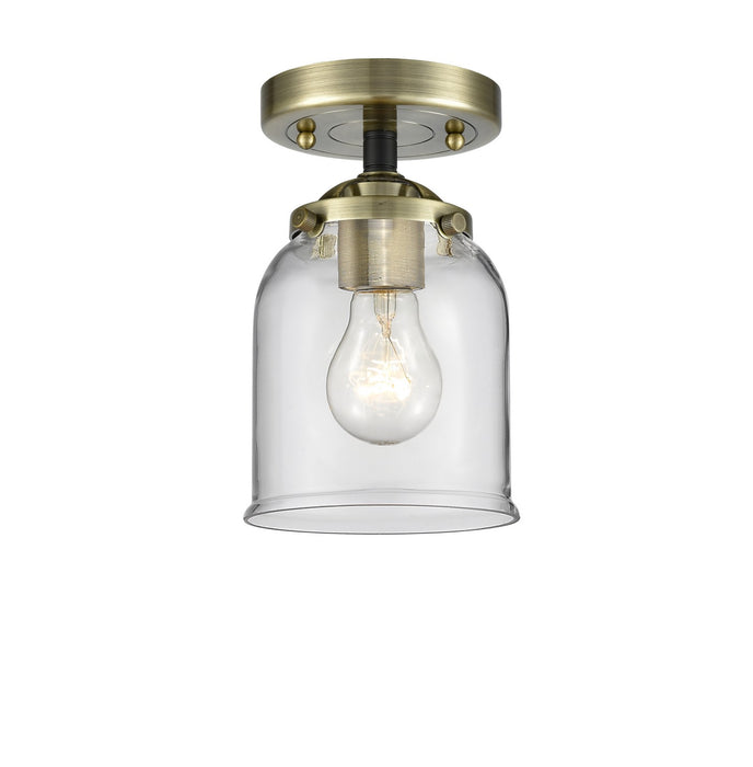 Innovations 284-1C-BAB-G52-LED LED Semi-Flush Mount, Black Antique Brass