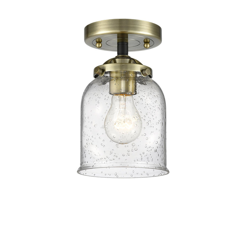 Innovations 284-1C-BAB-G54-LED LED Semi-Flush Mount, Black Antique Brass