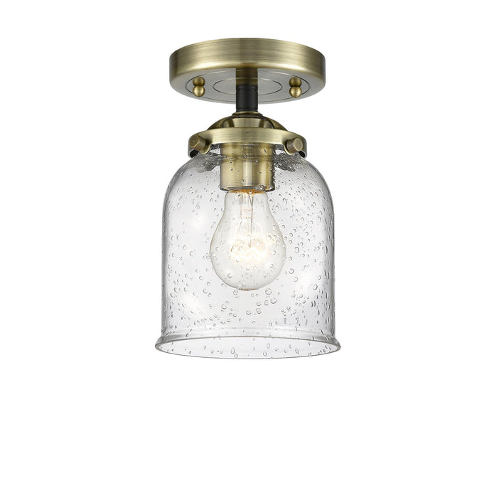 Innovations 284-1C-BAB-G54-LED LED Semi-Flush Mount, Black Antique Brass