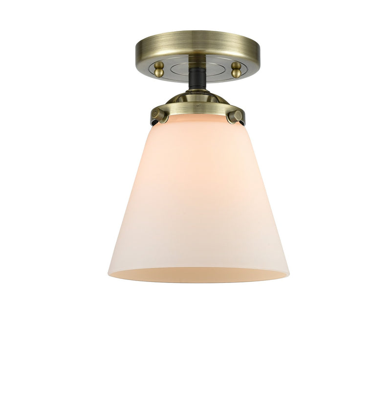 Innovations 284-1C-BAB-G61-LED LED Semi-Flush Mount, Black Antique Brass