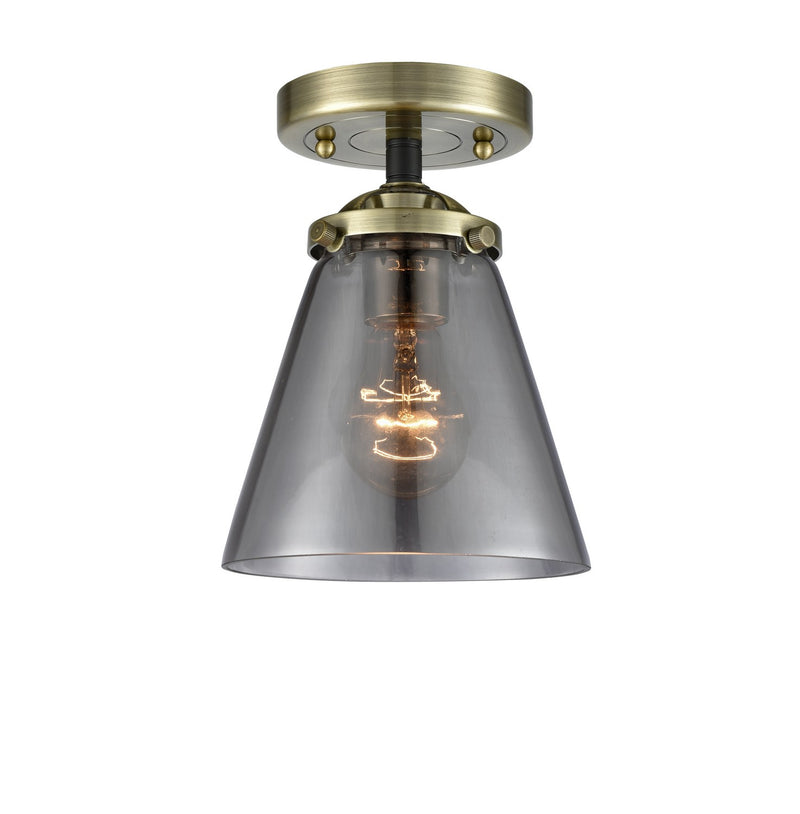 Innovations 284-1C-BAB-G63-LED LED Semi-Flush Mount, Black Antique Brass