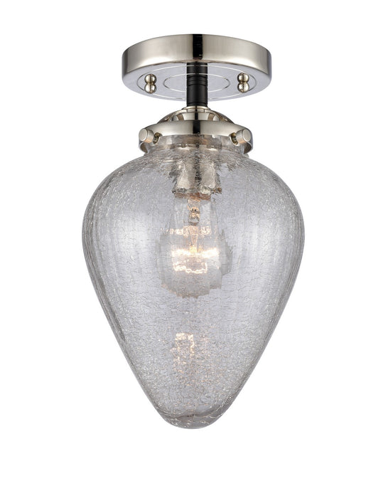 Innovations 284-1C-BPN-G165-LED LED Semi-Flush Mount, Black Polished Nickel