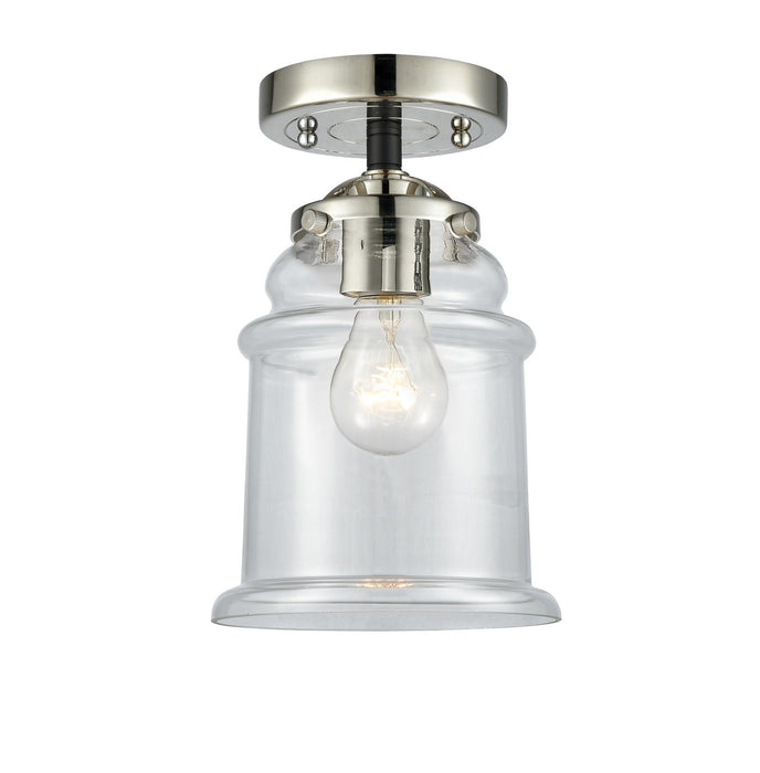 Innovations 284-1C-BPN-G182-LED LED Semi-Flush Mount, Black Polished Nickel