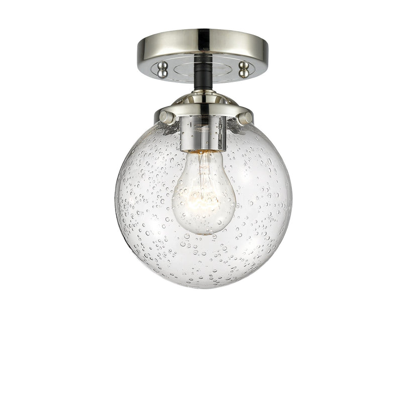 Innovations 284-1C-BPN-G204-6-LED LED Semi-Flush Mount, Black Polished Nickel