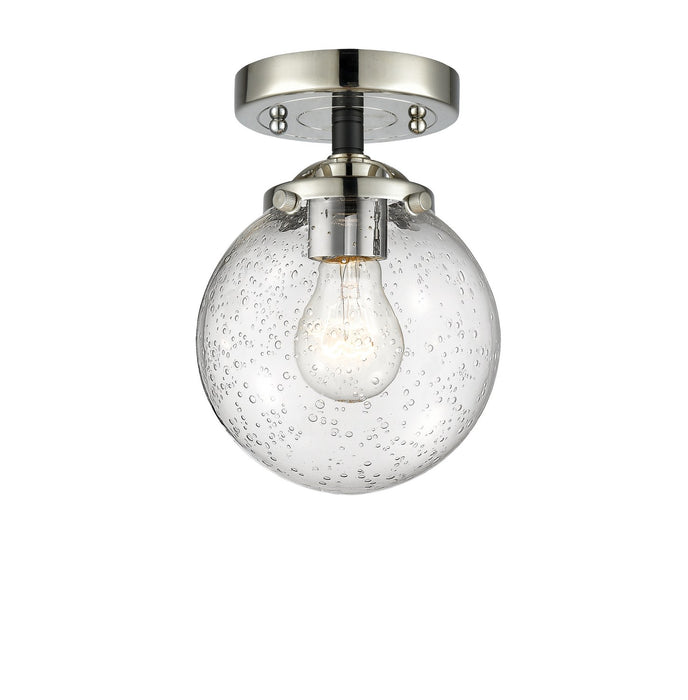 Innovations 284-1C-BPN-G204-6-LED LED Semi-Flush Mount, Black Polished Nickel