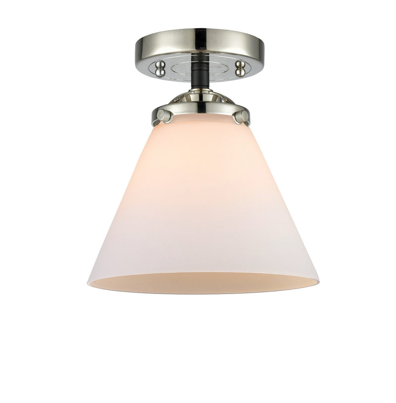 Innovations 284-1C-BPN-G41-LED LED Semi-Flush Mount, Black Polished Nickel