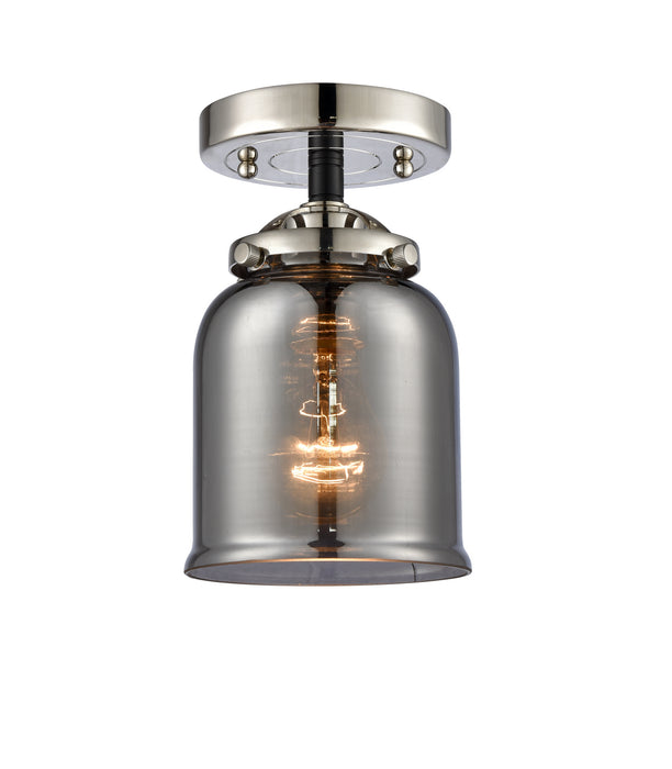 Innovations 284-1C-BPN-G53 One Light Semi-Flush Mount, Black Polished Nickel