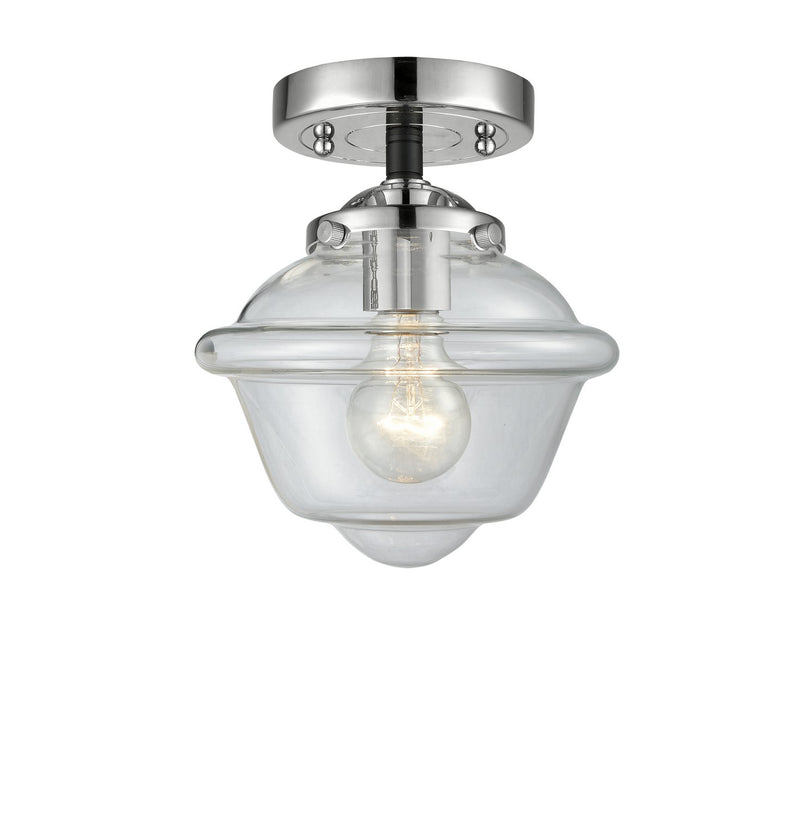 Innovations 284-1C-BPN-G532-LED LED Semi-Flush Mount, Black Polished Nickel