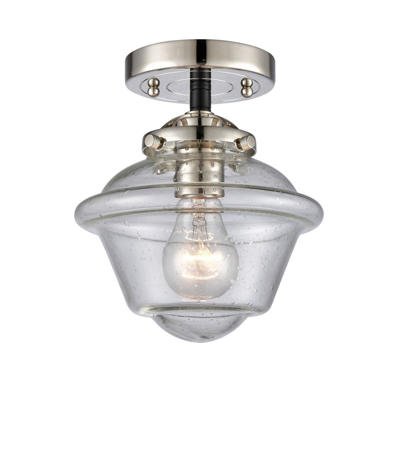 Innovations 284-1C-BPN-G534-LED LED Semi-Flush Mount, Black Polished Nickel